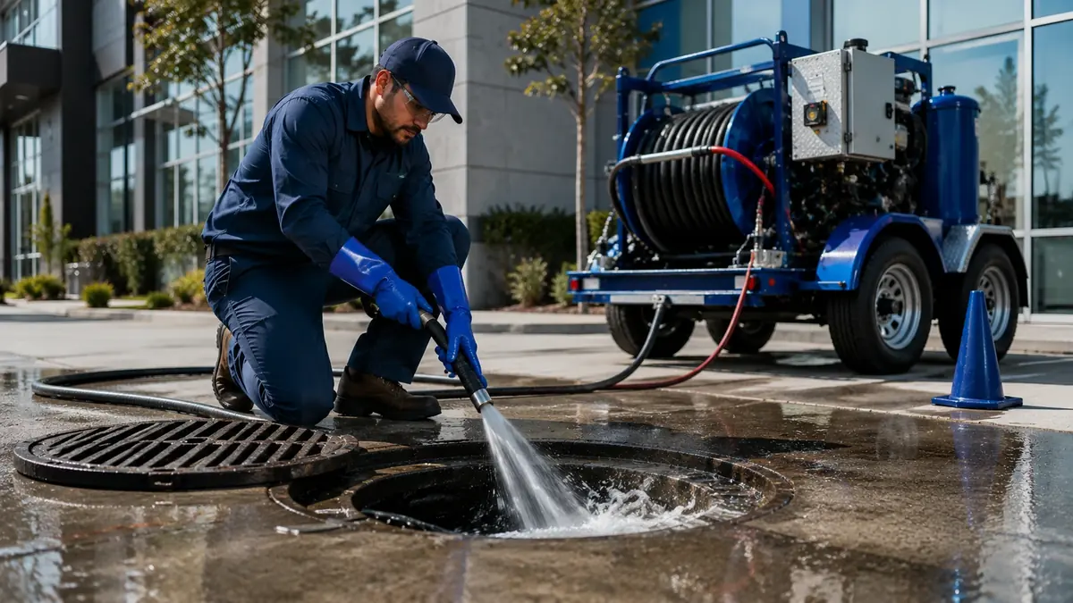Commercial Hydro Jet Drain Cleaning in Los Alamos