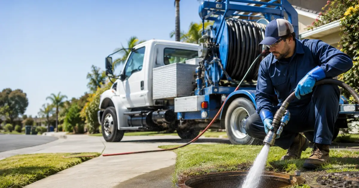 Hydro jet sewer cleaning Los Alamos