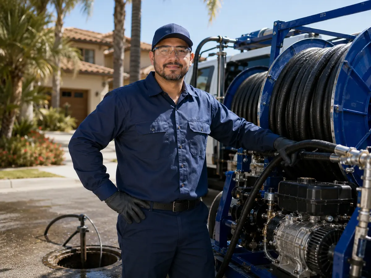 Hydro jet sewer cleaning in Los Alamos