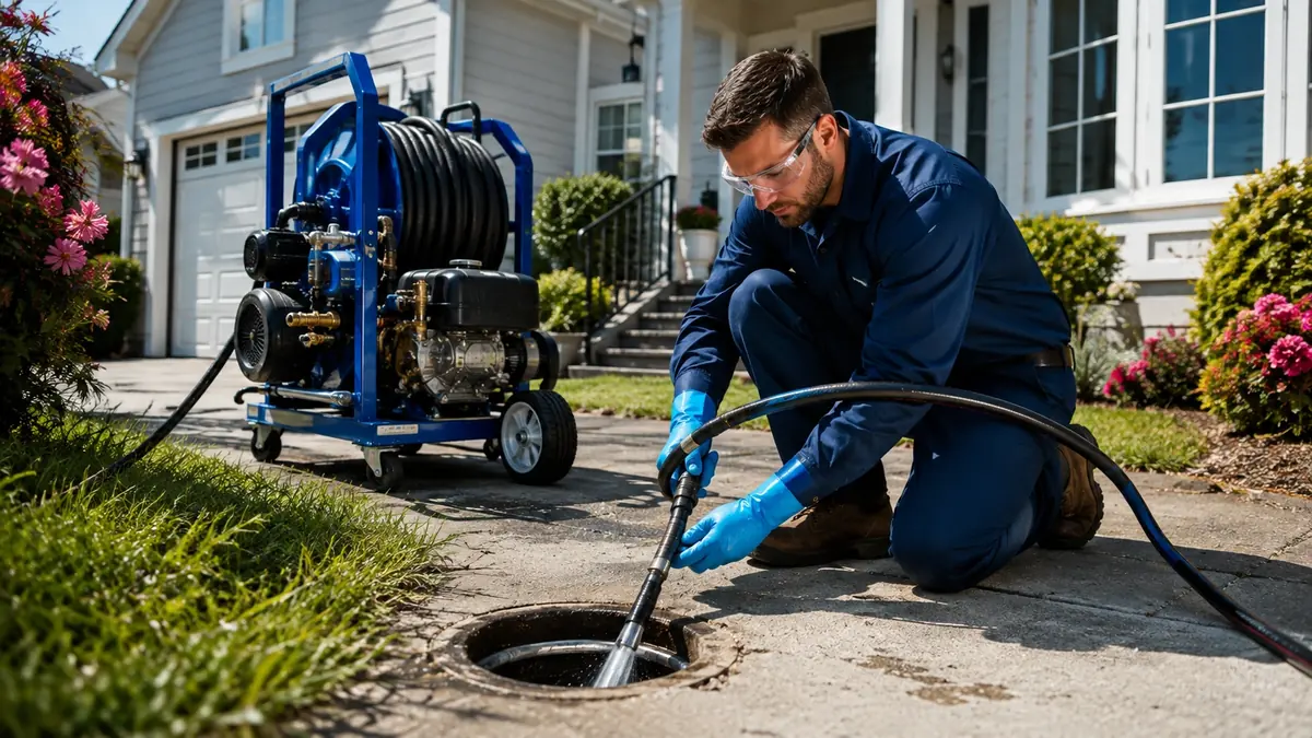 Residential Hydro Jet Drain Cleaning in Los Alamos