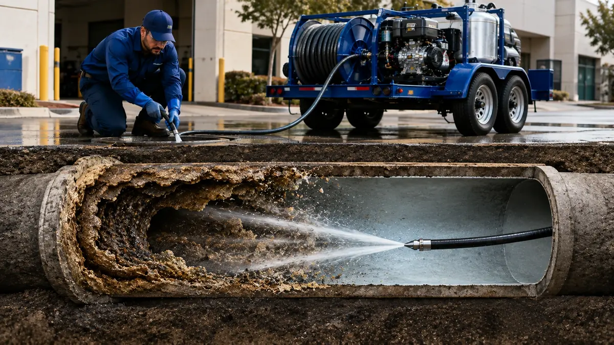 Sewer Pipe Descaling in Los Alamos